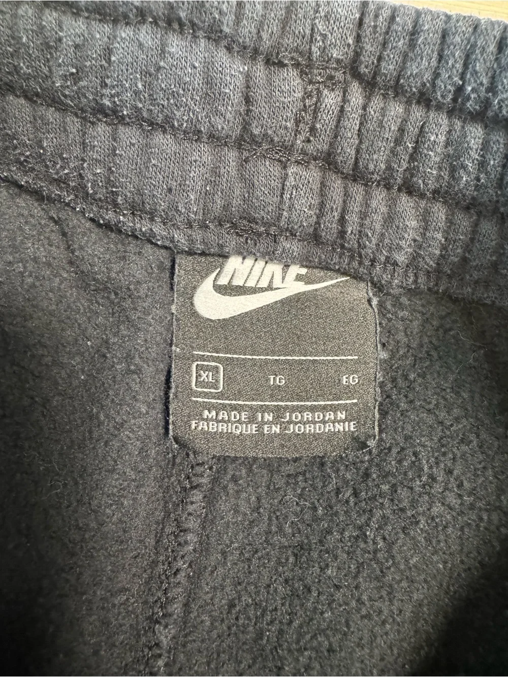 Nike Black Kids Shorts with White Swoosh